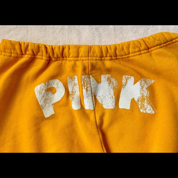 PINK Victoria’s Secret yellow sweatpants, size XS - Picture 6 of 8